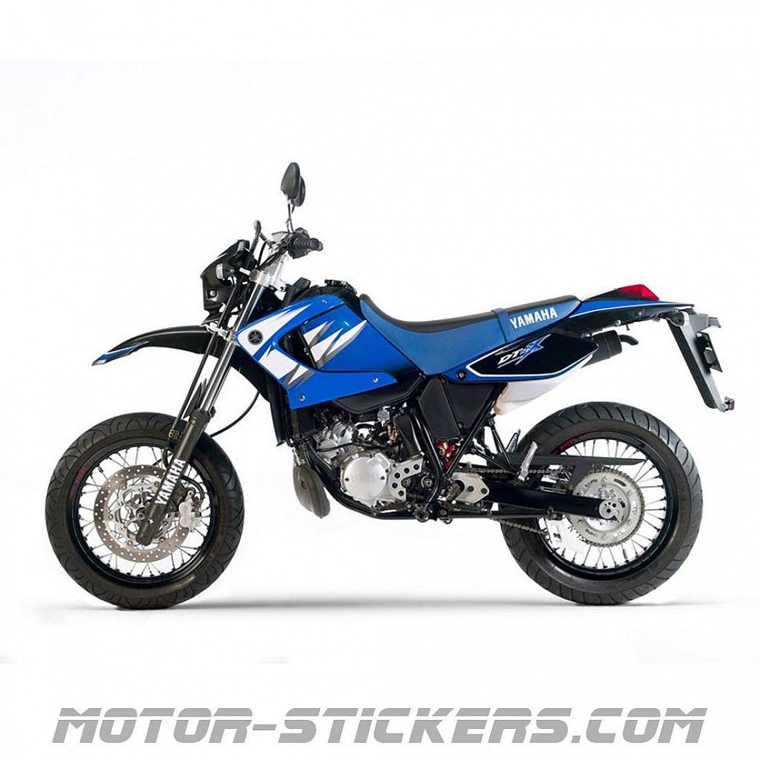 Yamaha DT125X DT125R DT125RE DT Seitendeckel Seiten Verkleidung rechts schwarz e